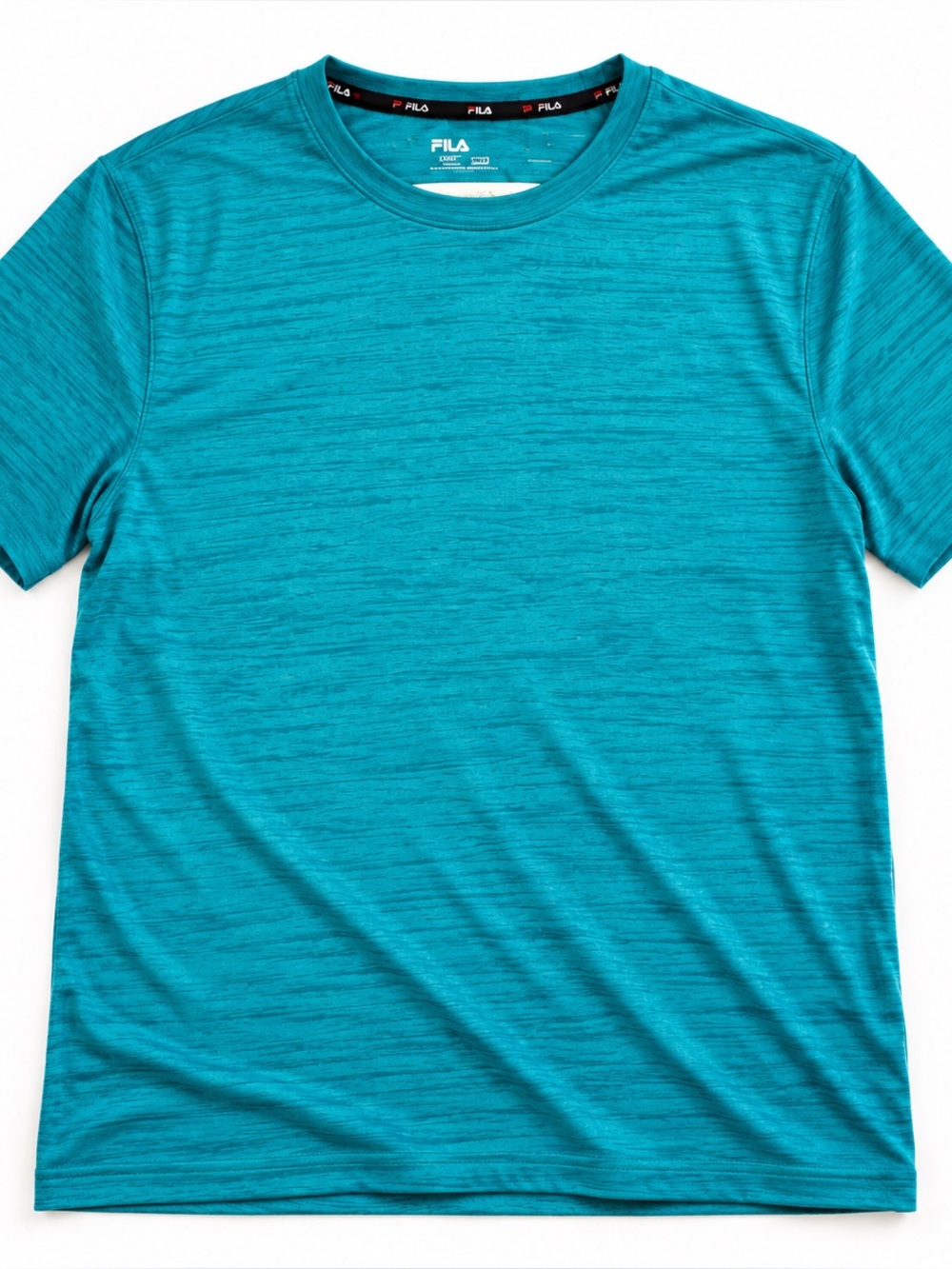 FILA Sport Teal Performance T-Shirt Men's XL Athletic Workout Training Tee